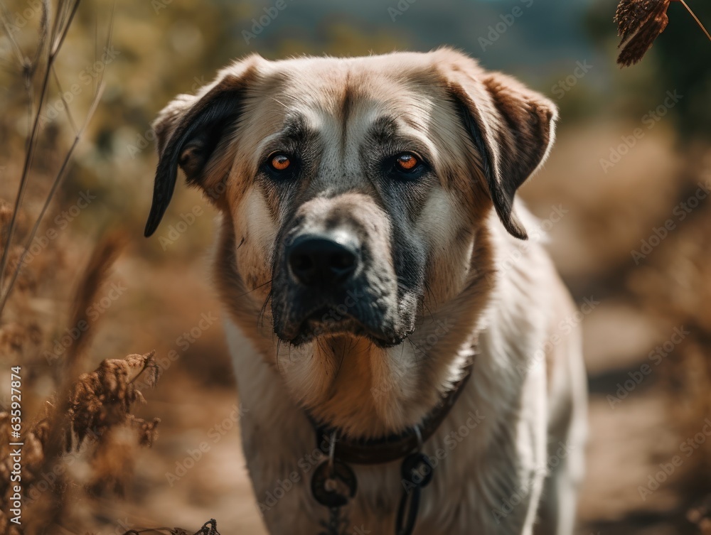 Anatolian Shepherd dog created with Generative AI technology