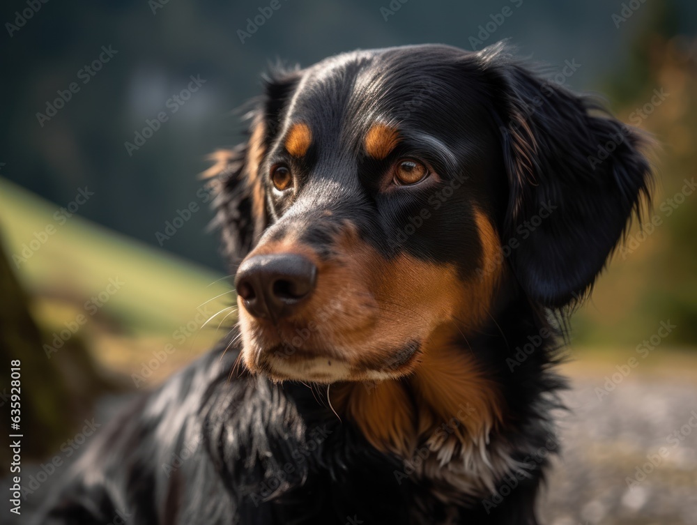 Appenzeller Sennenhunde dog created with Generative AI technology