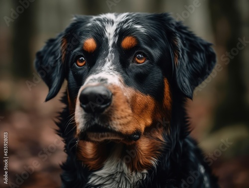 Appenzeller Sennenhunde dog created with Generative AI technology
