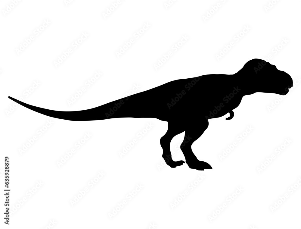 T rex silhouette vector art T rex silhouette vector art