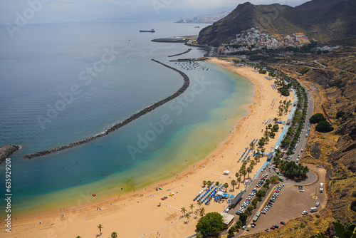 Playa de Las Teresitas beach, Canary Island Tenerife, Spain