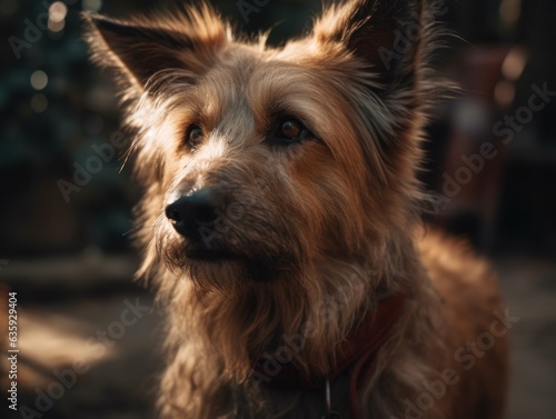 Berger Picard dog created with Generative AI technology