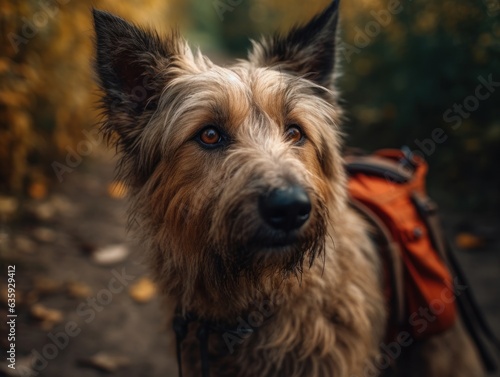Berger Picard dog created with Generative AI technology