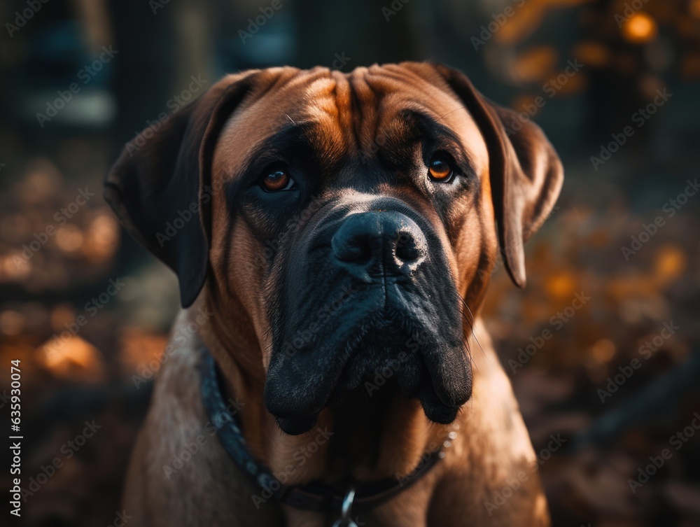 Boerboel dog created with Generative AI technology