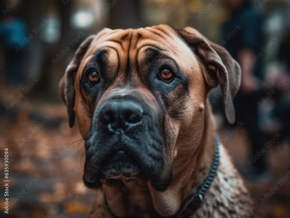 Boerboel dog created with Generative AI technology