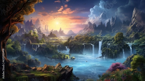 Fantasy Landscape Game Art