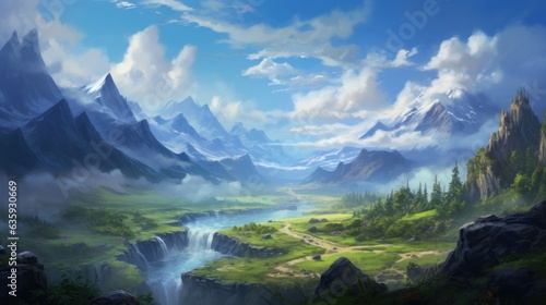 Fantasy Landscape Game Art