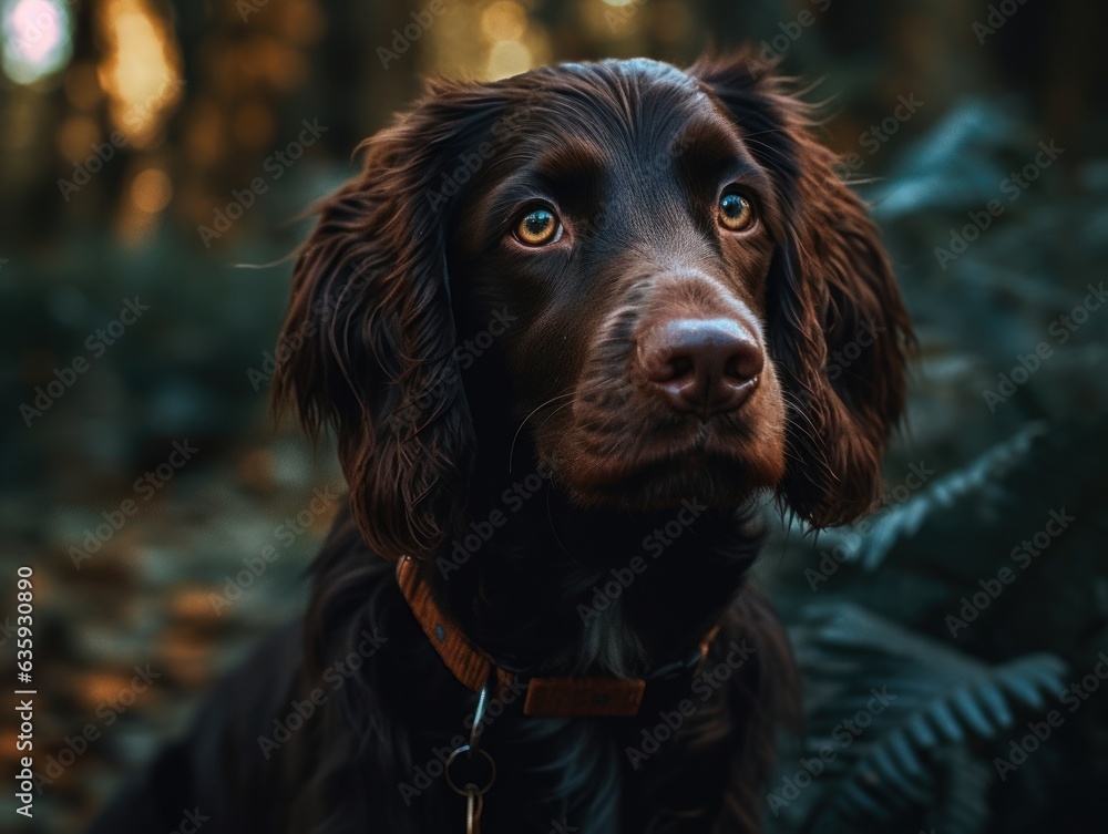 Boykin Spaniel dog created with Generative AI technology