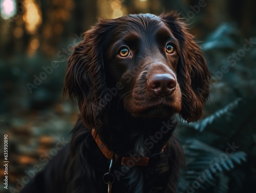 Boykin Spaniel dog created with Generative AI technology photo