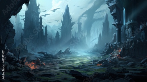 Fantasy Landscape Game Art