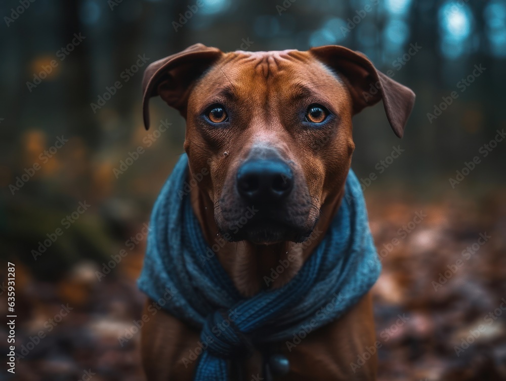 Broholmer dog created with Generative AI technology Broholmer dog created with Generative AI technology