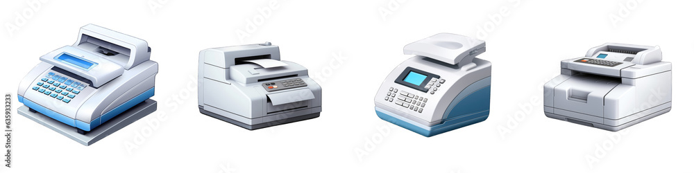 Fax Machine clipart collection, vector, icons isolated on transparent background Fax Machine clipart collection, vector, icons isolated on transparent background