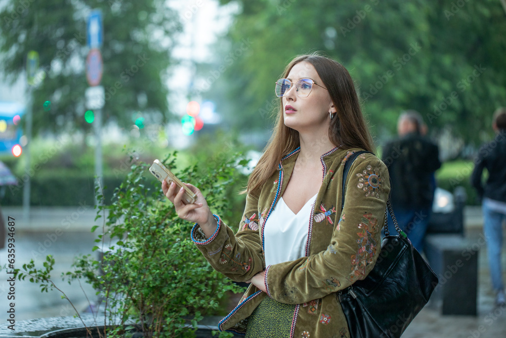Fashion portrait of a young beautiful brown-haired woman Fashion portrait of a young beautiful brown-haired woman
