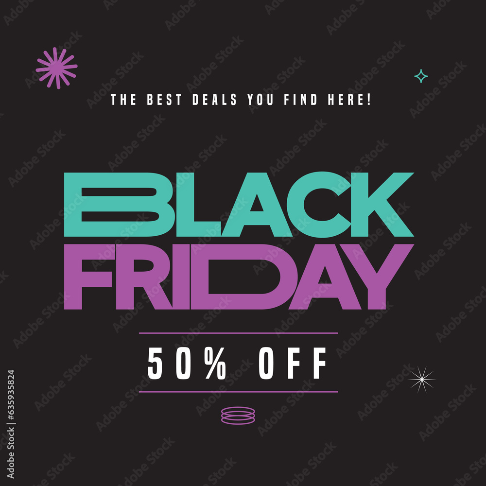 badge lettering black friday and fun stickers and elements abstracts