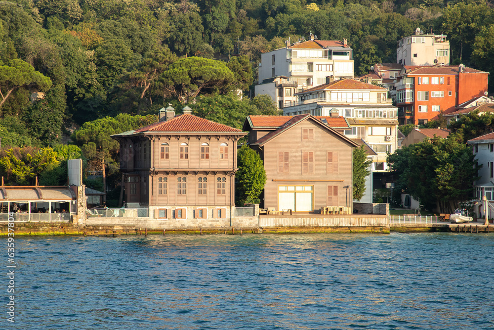 The Waterfront mansions are traditional Ottoman-era wooden mansions that line the shores of the Bosphorus.