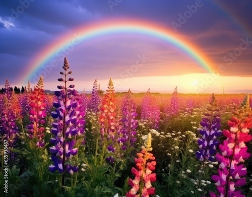 Wildflowers and rainbows