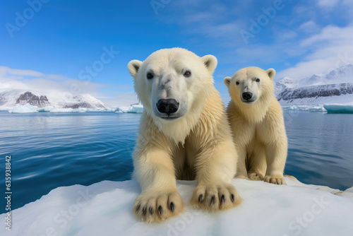 Untamed Beauty: Wide-angle Views of Polar Bears in Antarctica
