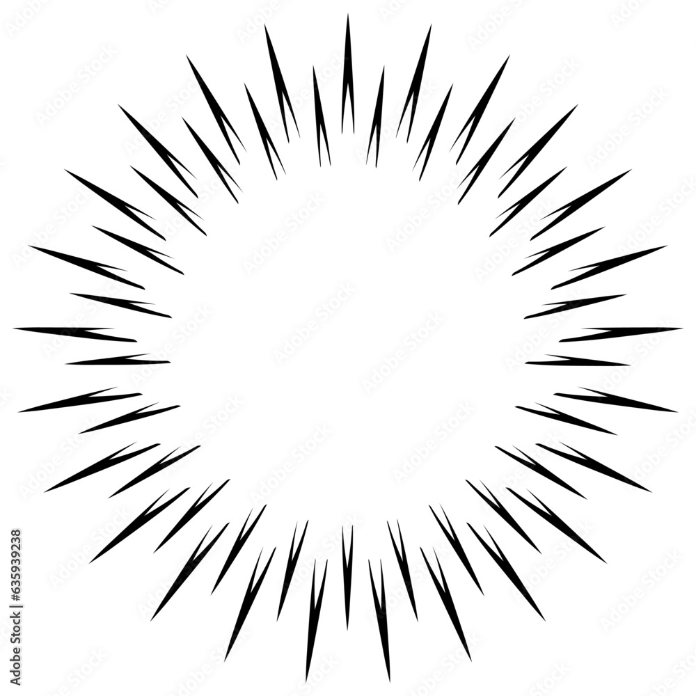 Abstract circle with spikes design element logo. vector illustration Abstract circle with spikes design element logo. vector illustration