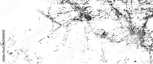 White natural marble texture pattern for background  abstract composition for design elements  black and white painting on canvas with brush strokes  Vector.