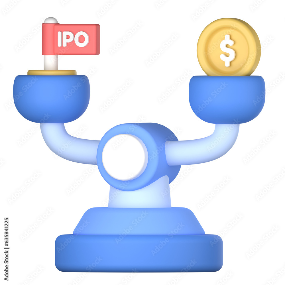 Stock market icon about value Stock market icon about value
