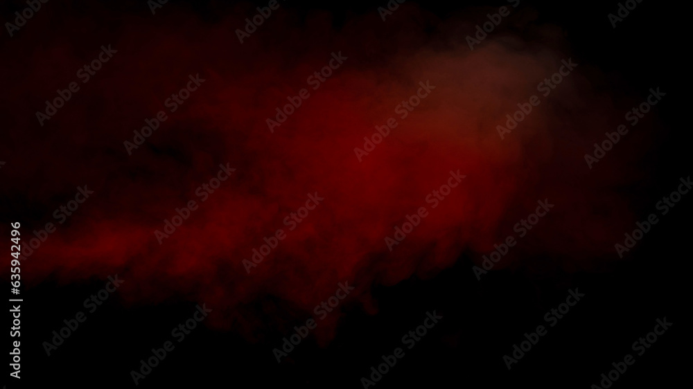 Orange and red steam on a black background. Orange and red steam on a black background.