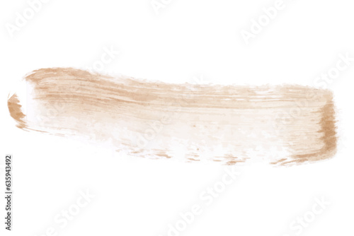 Golden watercolor vector brush, hand made golden brush, art brush..
