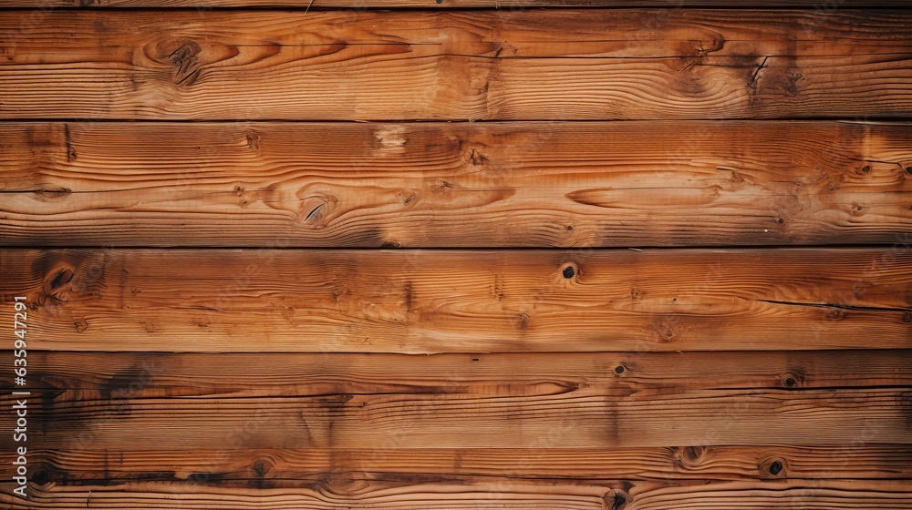 Obraz premium Photo of a detailed close-up of a rustic log wall made of natural wood