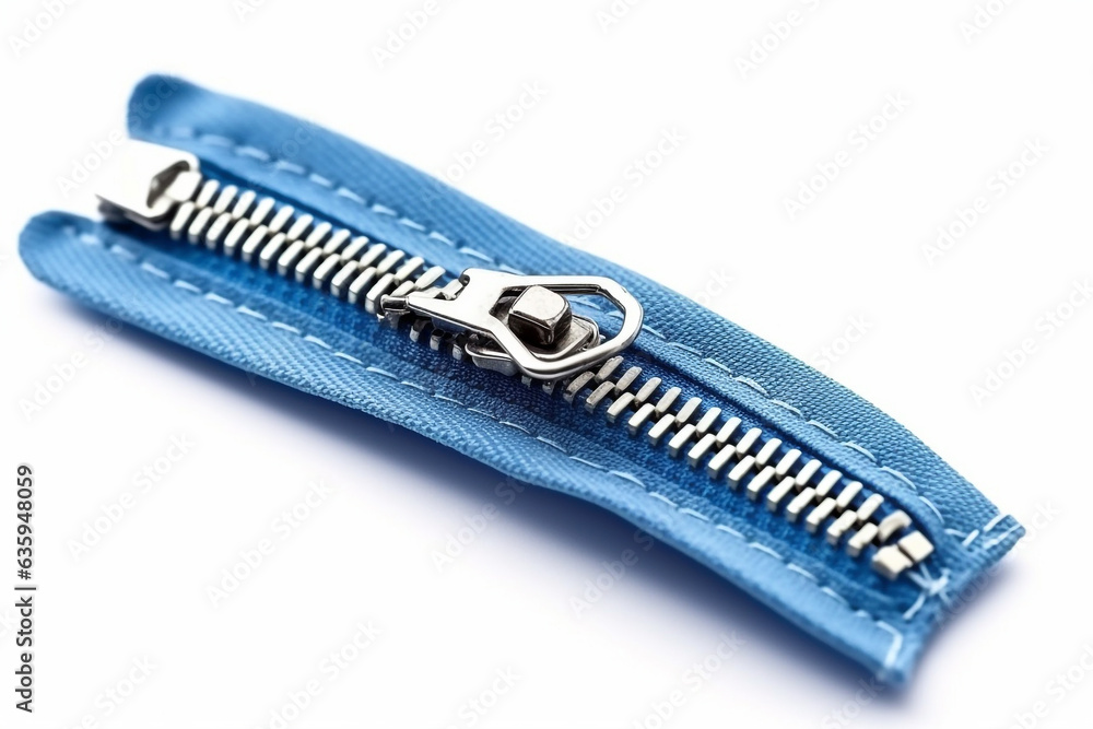  Zipper isolated on white background