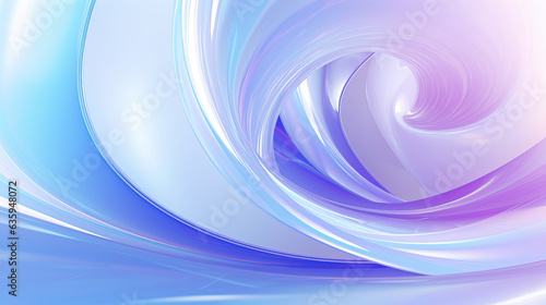 Spiral Elegance: Abstract Blue and Purple Satin Swirls