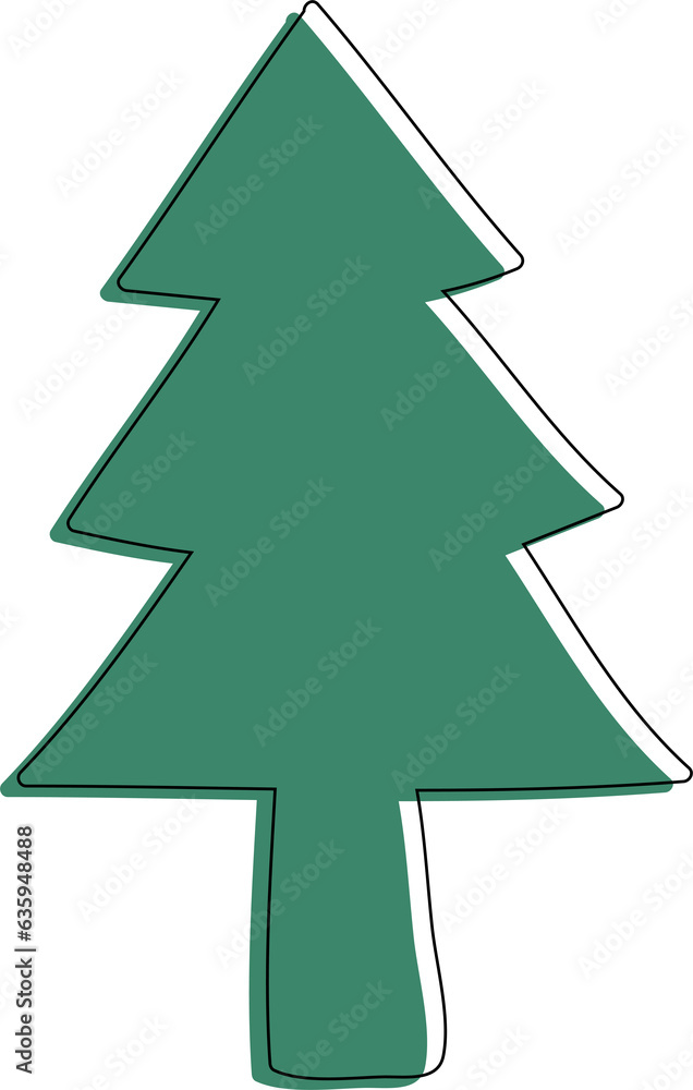 Christmas tree for decoration and design. Christmas tree for decoration and design.