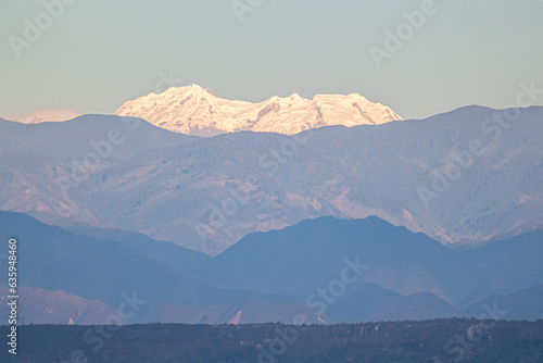 view of the mountains Nevado del Huila