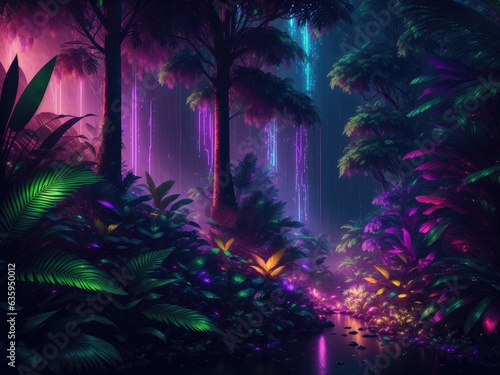 Rain Forest Background © Ai creative universe