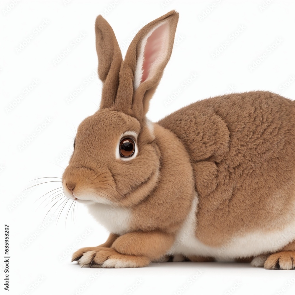Obraz premium rabbit isolated on white background