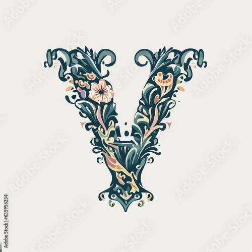 Floral alphabet