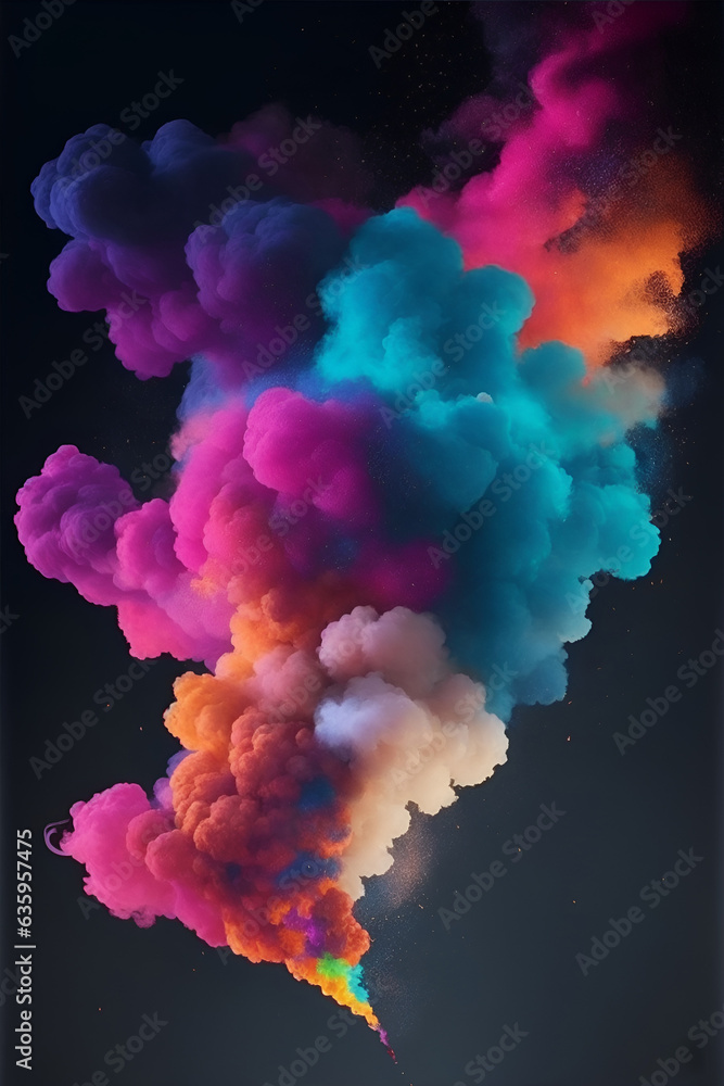 Fototapeta premium Colored Smoke
