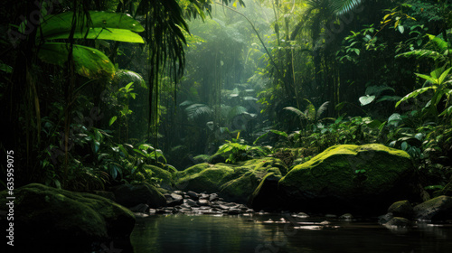 green tropical forest © EmmaStock
