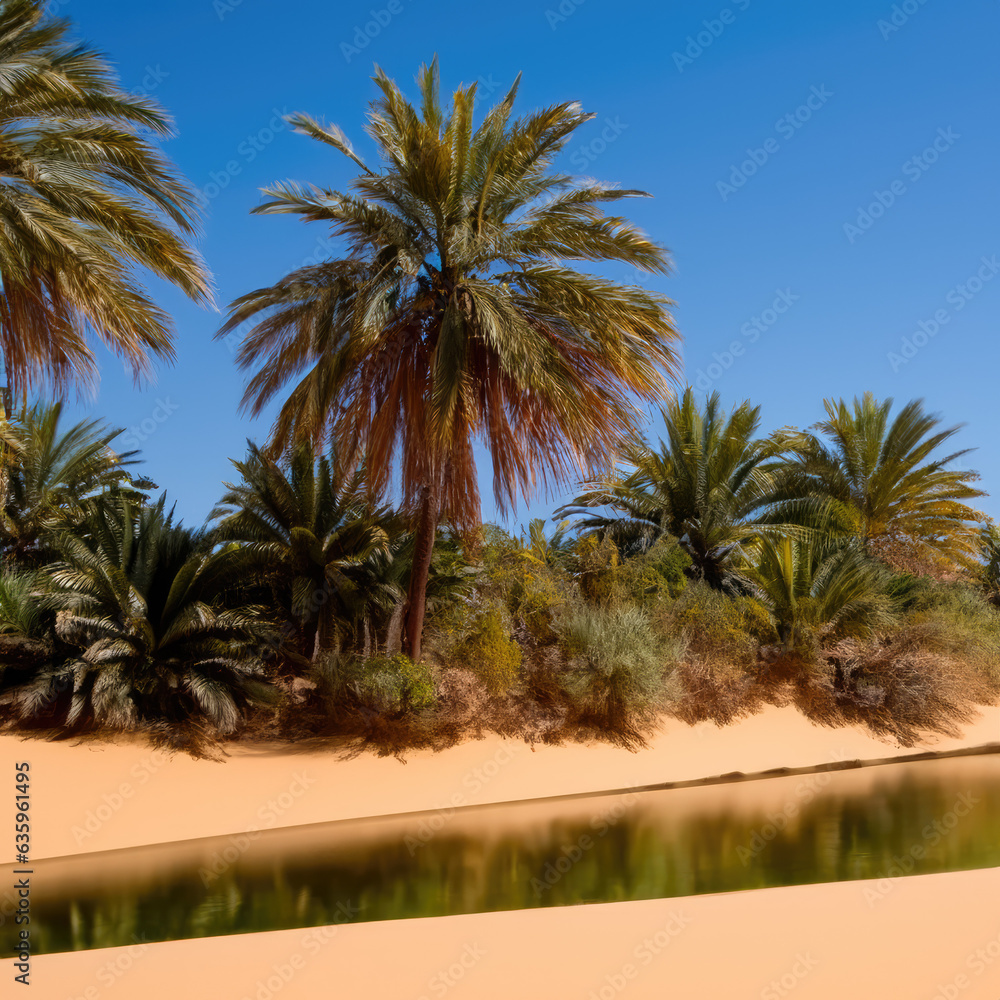 Oasis in the desert Oasis in the desert