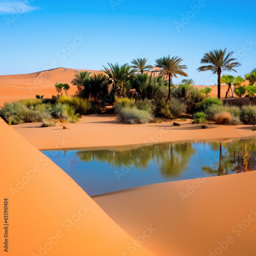 Oasis in the desert © Darkcatf