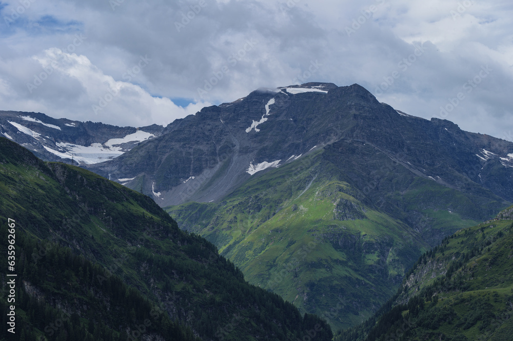 Hohe Tauern Alps in Austria, Summer in the mountains 2023, Bad Gastein region Hohe Tauern Alps in Austria, Summer in the mountains 2023, Bad Gastein region