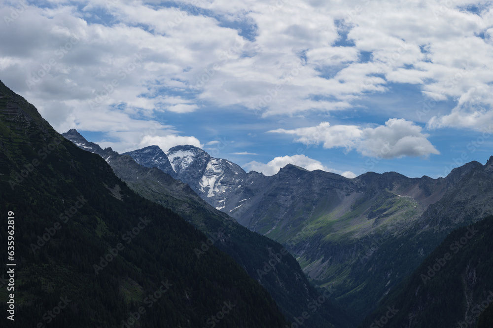 Hohe Tauern Alps in Austria, Summer in the mountains 2023, Bad Gastein region