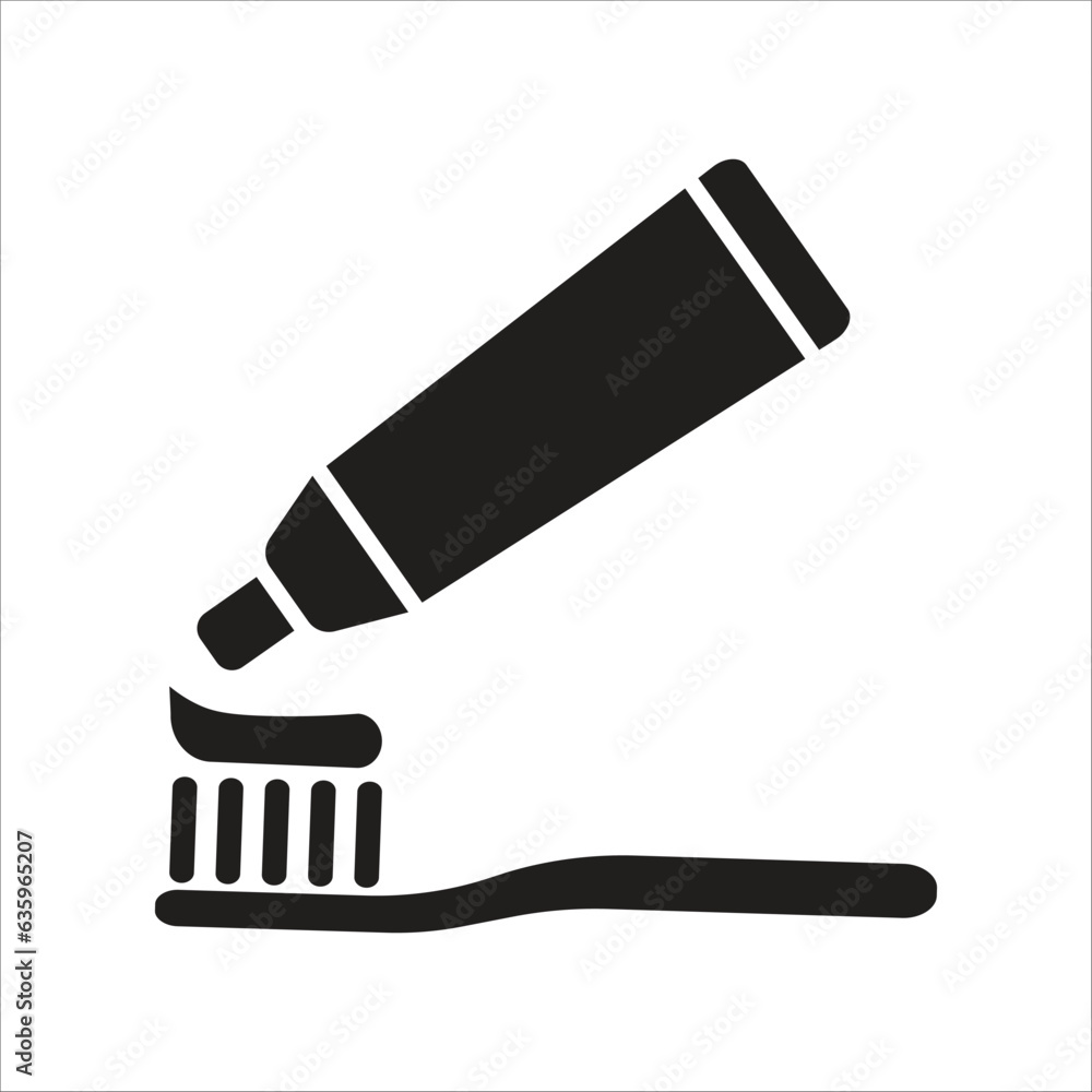 toothbrush icon simple design art eps 10 toothbrush icon simple design art eps 10