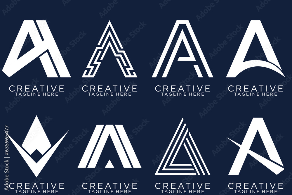 letter a logo collection, Abstract letter A logo design. icons for business of luxury, elegant, simple letter a logo collection, Abstract letter A logo design. icons for business of luxury, elegant, simple