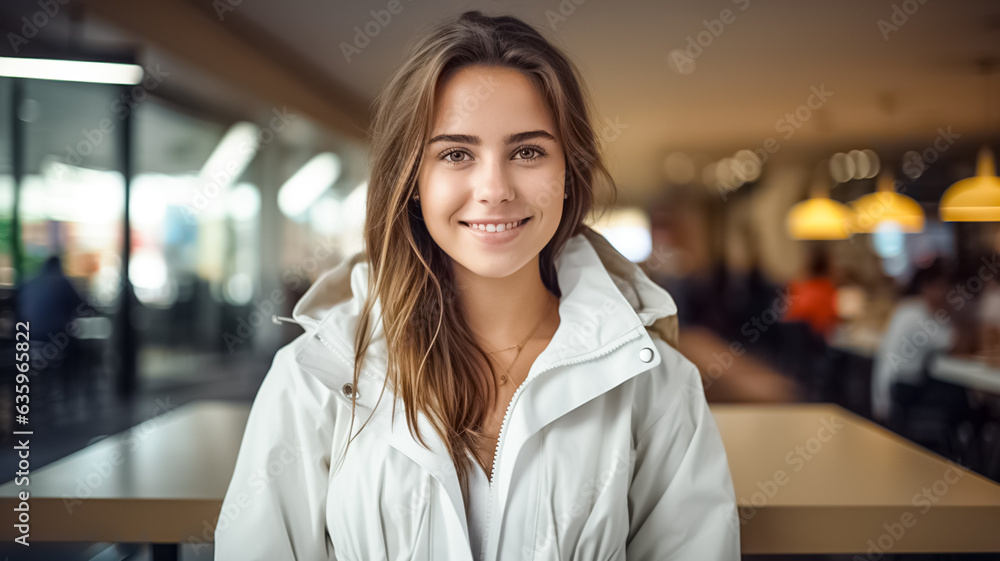 Portrait of a beautiful happy young female. Emotion concept. Portrait of a beautiful happy young female. Emotion concept.