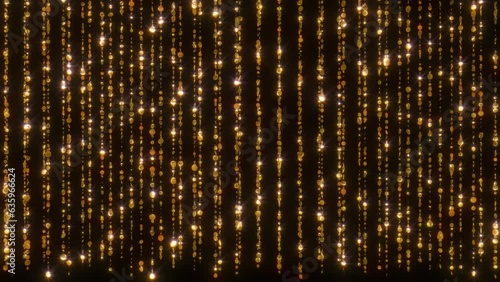 Abstract colorful blurred or softy bokeh dots neon lights on dark background