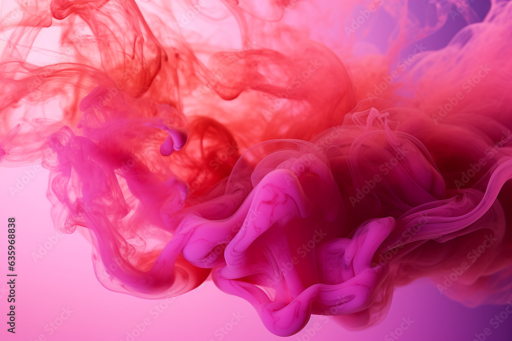 Abstract pink color smoke background.