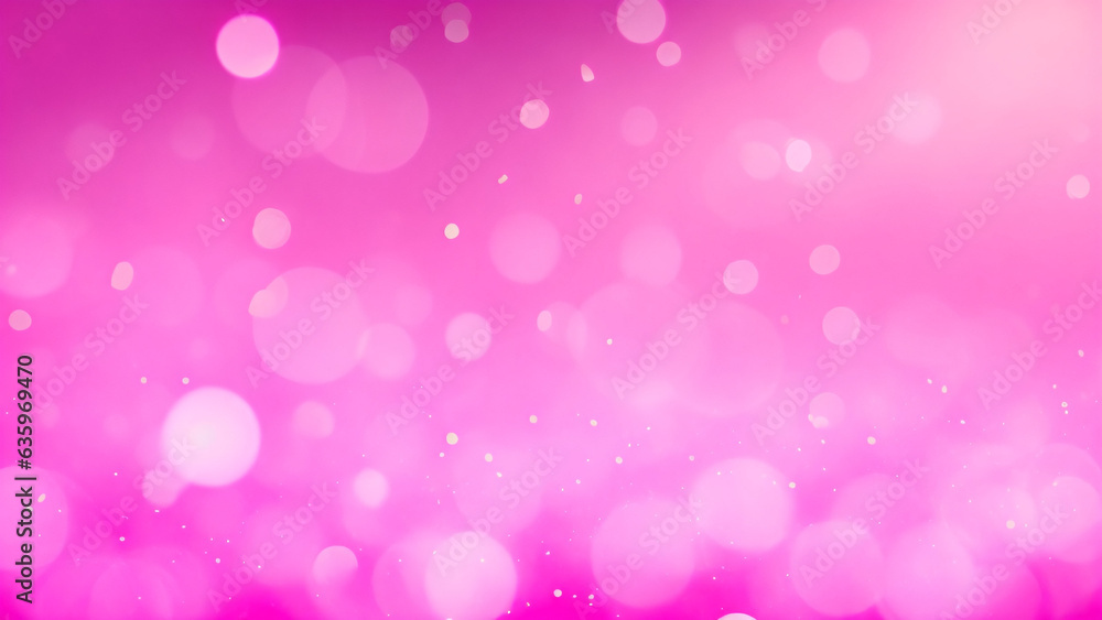 blurred pink bokeh background with sparkles