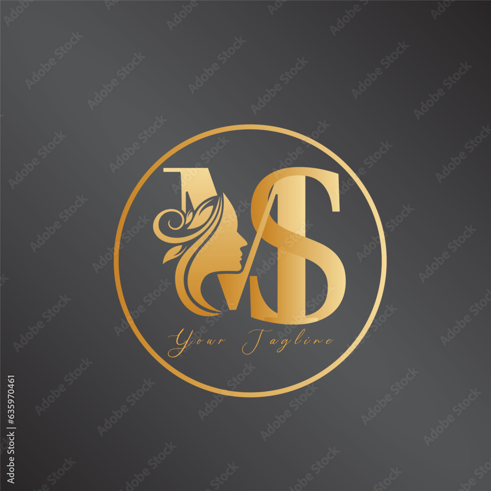 Ms fashion logo Ms fashion logo