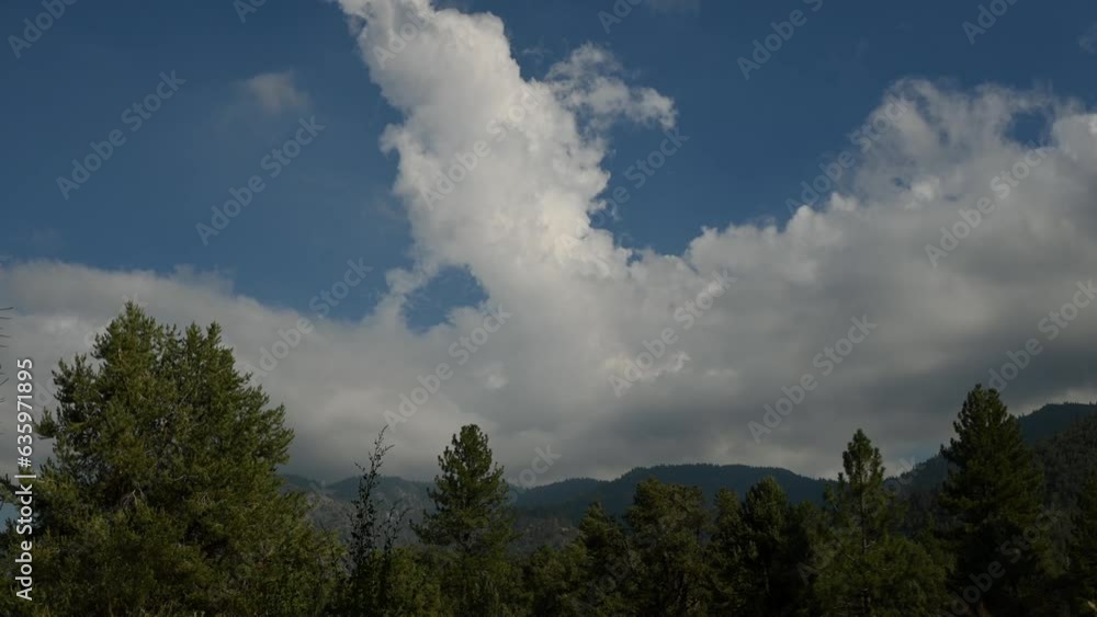 Time Lapse of Clouds over Mount Piños, Los Padres National Forest, California Time Lapse of Clouds over Mount Piños, Los Padres National Forest, California