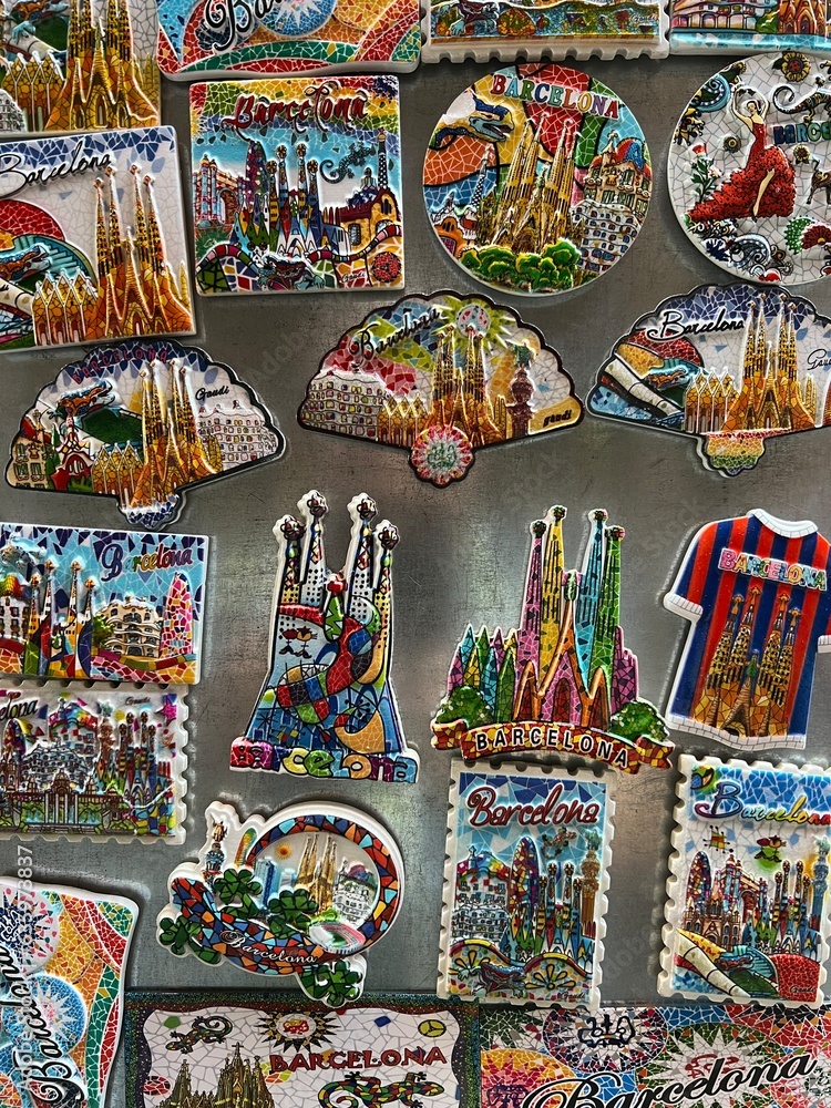 souvenirs for tourists in the form of magnets
