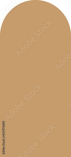 Geometric Shapes Mid Century Style, Brown, Beige, Aesthetic elements
